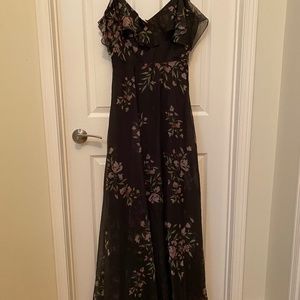 Jenny Yoo Cassie Eden Bouquet Print Dress - NEW